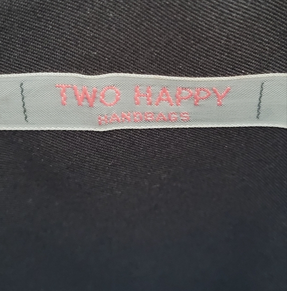 Medium Size Fabric Tote Bag with Black Fringed Trim  - Picture 4 of 8